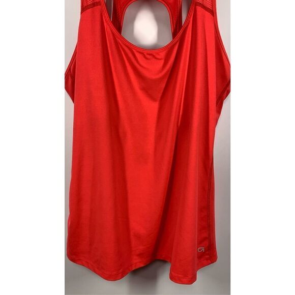 GapFit Women's Pullover Straight Hem Scoop Neck Open Back Tank Top Red Size XXL - Picture 4 of 8